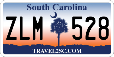 SC license plate ZLM528