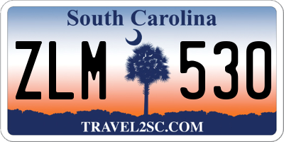 SC license plate ZLM530