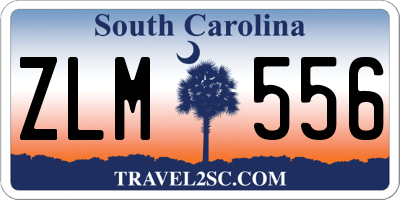SC license plate ZLM556