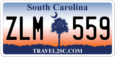 SC license plate ZLM559