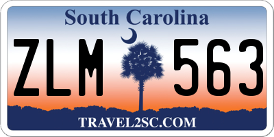SC license plate ZLM563