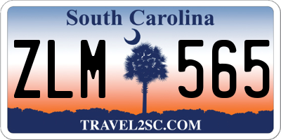 SC license plate ZLM565