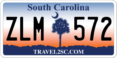 SC license plate ZLM572