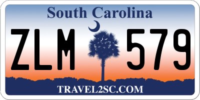 SC license plate ZLM579