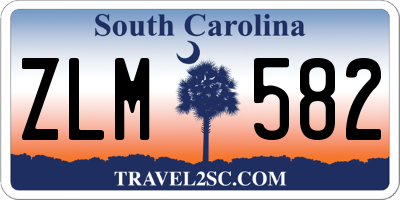 SC license plate ZLM582