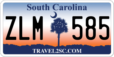 SC license plate ZLM585