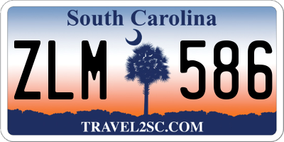 SC license plate ZLM586