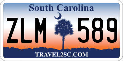SC license plate ZLM589
