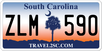 SC license plate ZLM590