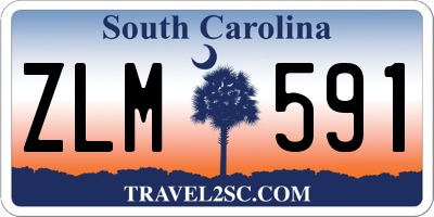 SC license plate ZLM591