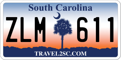 SC license plate ZLM611