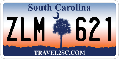 SC license plate ZLM621