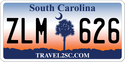 SC license plate ZLM626