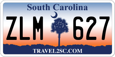 SC license plate ZLM627