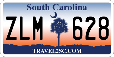SC license plate ZLM628