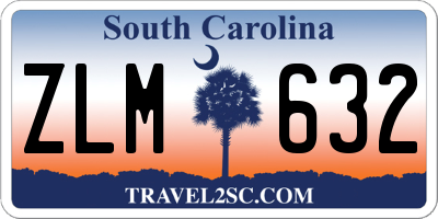 SC license plate ZLM632