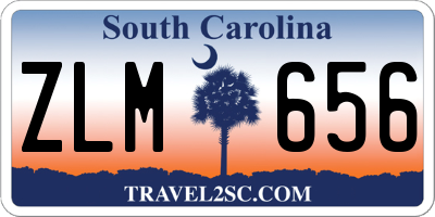SC license plate ZLM656