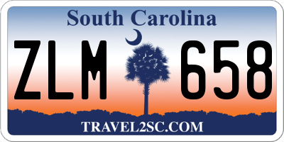 SC license plate ZLM658