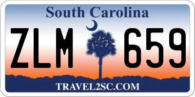 SC license plate ZLM659