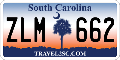 SC license plate ZLM662