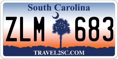 SC license plate ZLM683