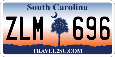 SC license plate ZLM696