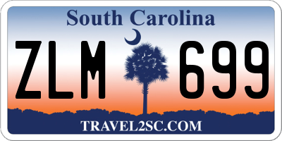 SC license plate ZLM699
