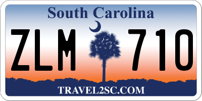 SC license plate ZLM710