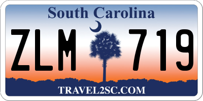 SC license plate ZLM719