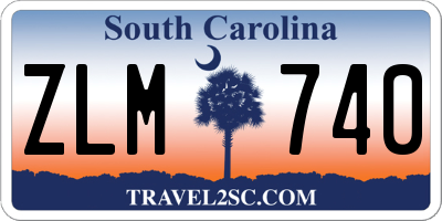 SC license plate ZLM740