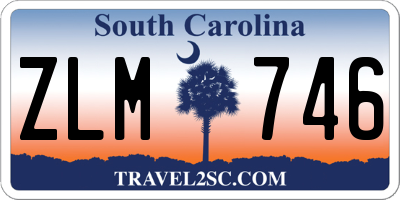 SC license plate ZLM746