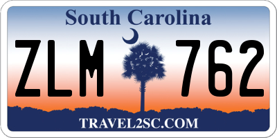 SC license plate ZLM762