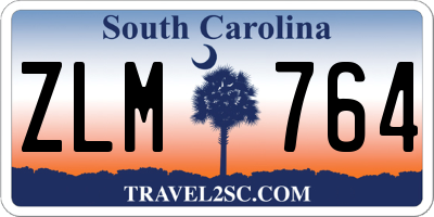SC license plate ZLM764