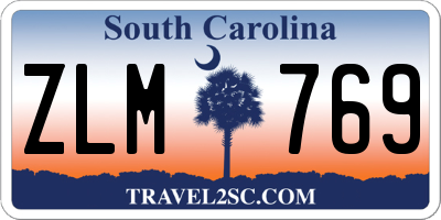 SC license plate ZLM769