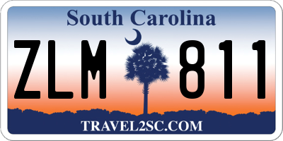 SC license plate ZLM811