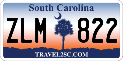 SC license plate ZLM822