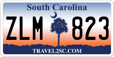 SC license plate ZLM823