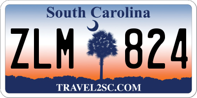 SC license plate ZLM824