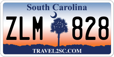 SC license plate ZLM828