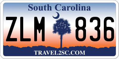 SC license plate ZLM836