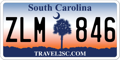 SC license plate ZLM846