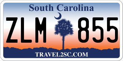 SC license plate ZLM855