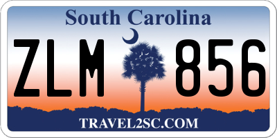SC license plate ZLM856