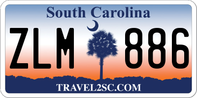 SC license plate ZLM886