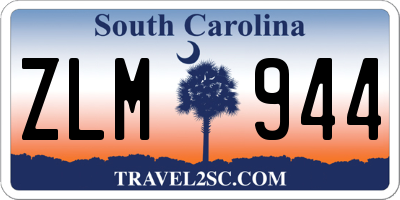 SC license plate ZLM944