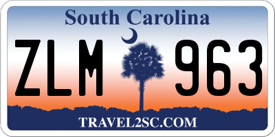 SC license plate ZLM963