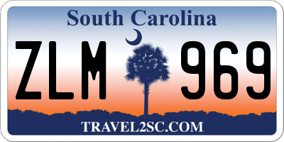 SC license plate ZLM969