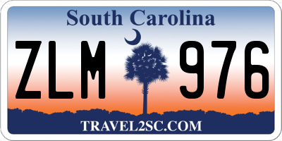 SC license plate ZLM976