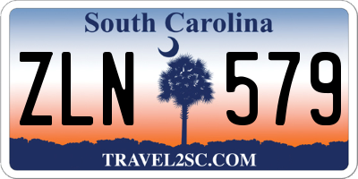 SC license plate ZLN579