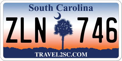 SC license plate ZLN746
